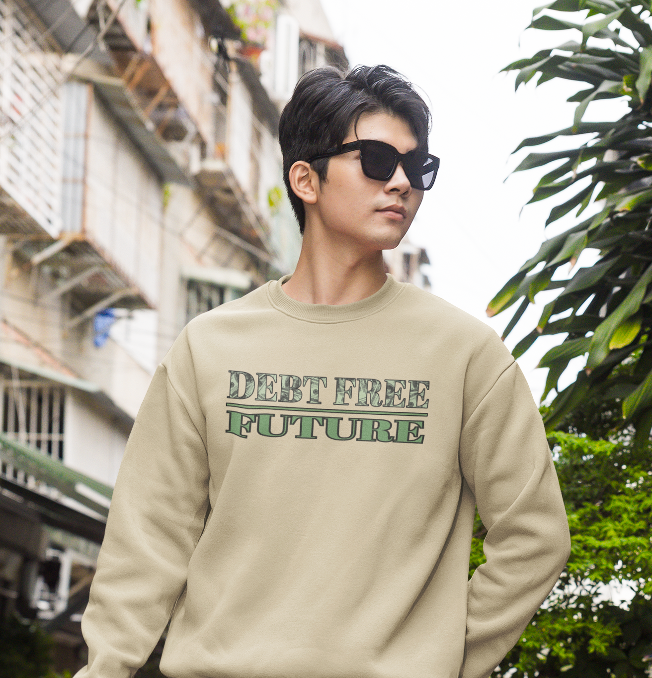 Debt Free Future Unisex Sweatshirt - Faith, Financial Freedom Affirmation & Abundance Pullover