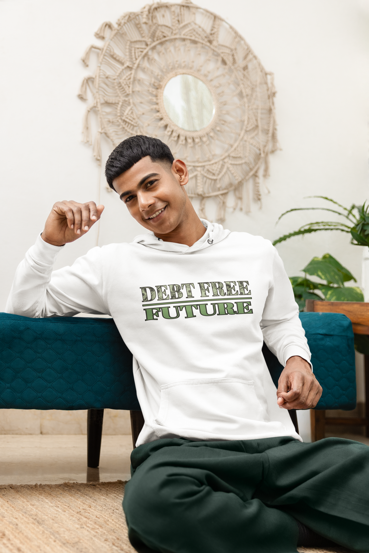 Debt Free Future Unisex Hoodie - Faith, Financial Freedom Affirmation & Abundance Apparel