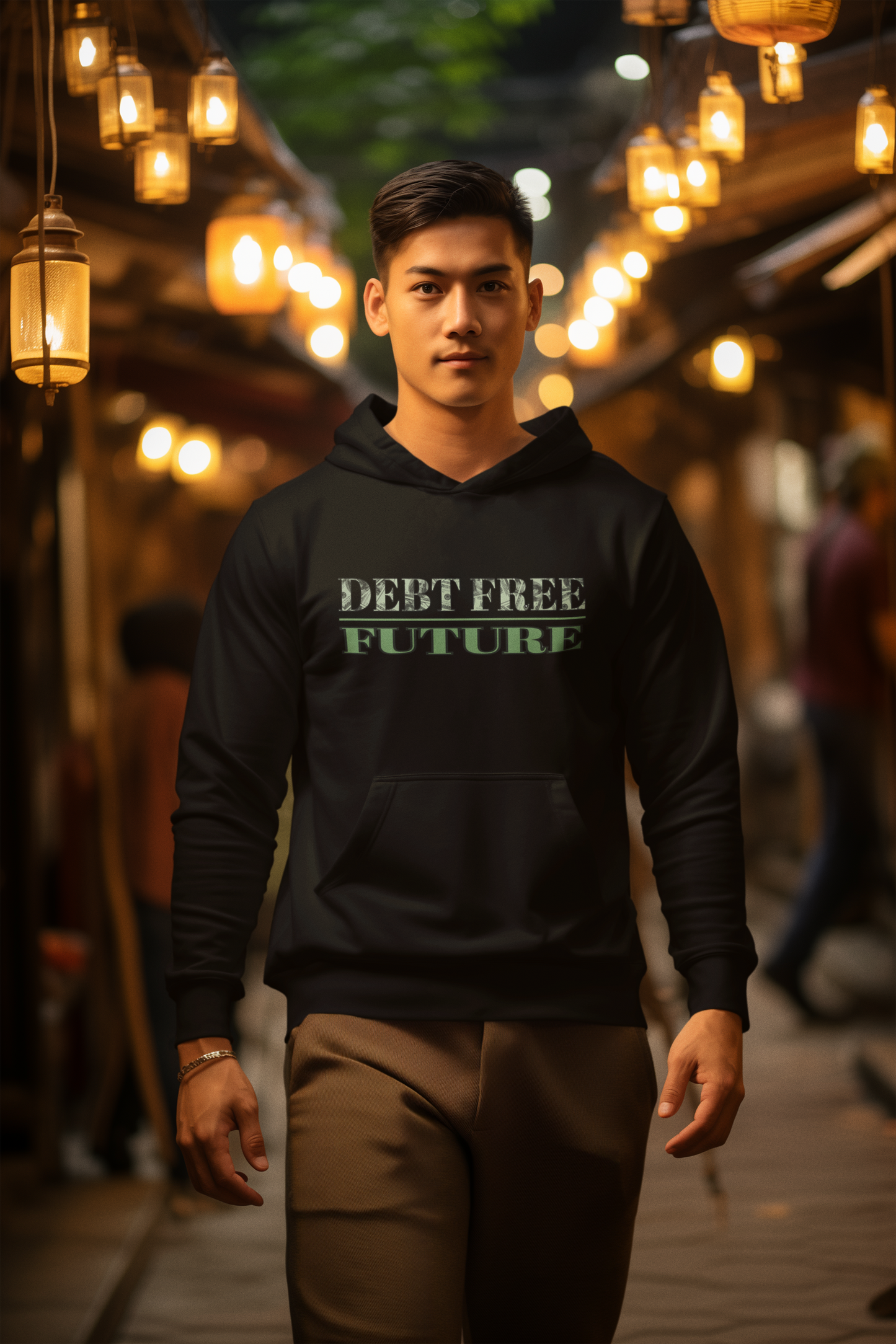 Debt Free Future Unisex Hoodie - Faith, Financial Freedom Affirmation & Abundance Apparel