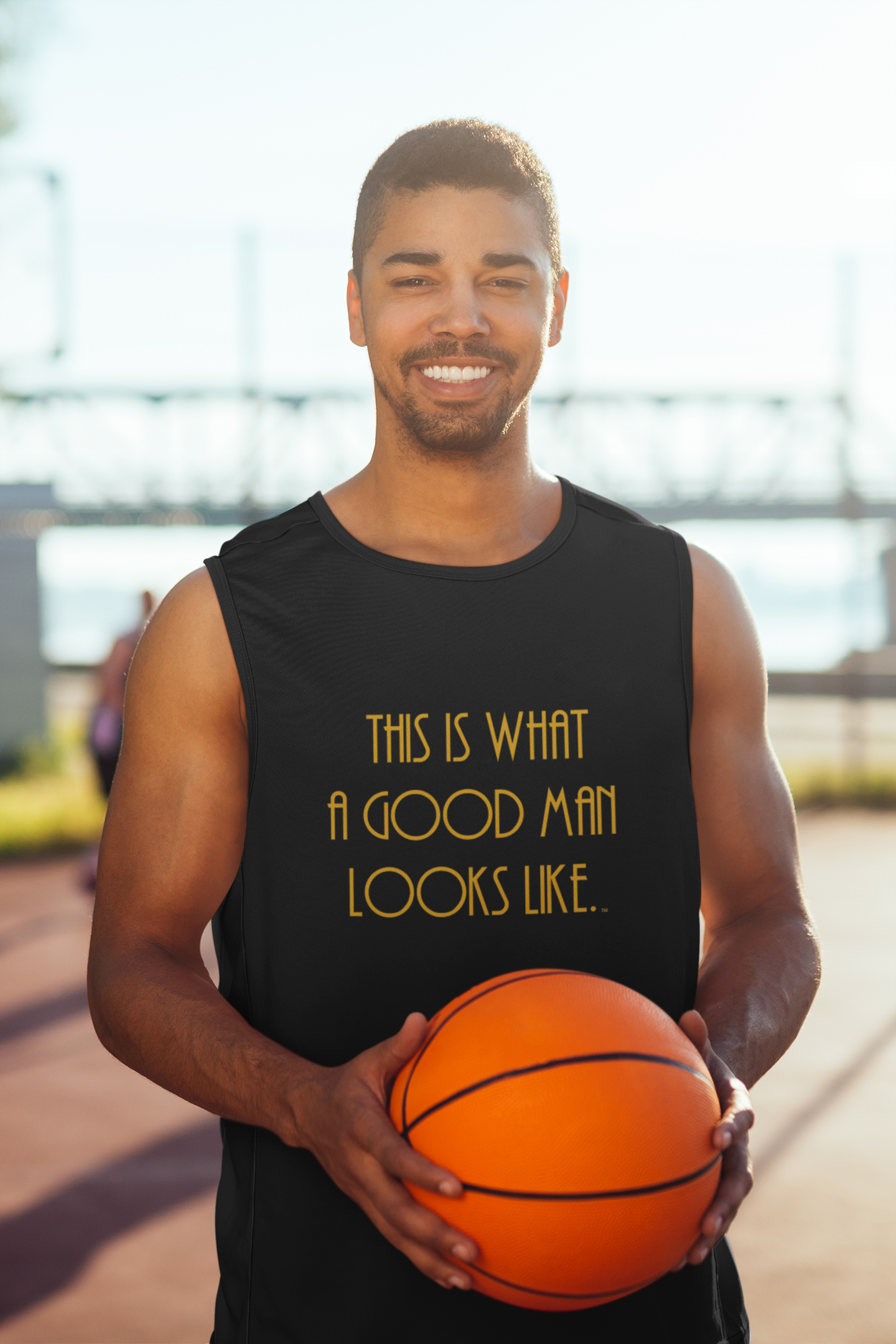 This Is What a Good Man Looks Like Men's Tank Top – Inspirational Sleeveless Shirt | Positive Men's Workout Tank | Strong Character Apparel