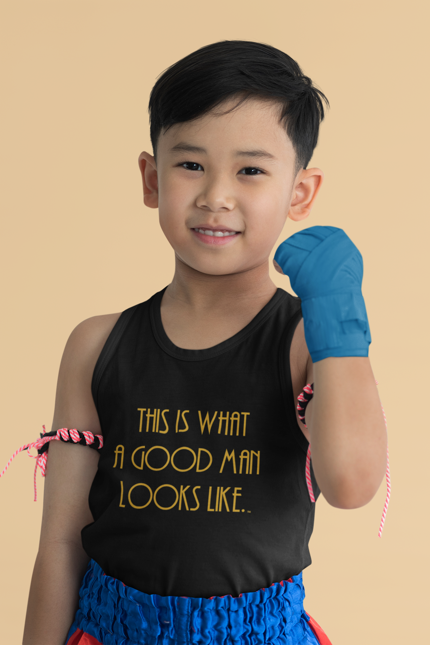 This Is What a Good Man Looks Like Youth Boys Tank Top – Inspirational Sleeveless Shirt | Positive Character Tank for Boys | Future Leader Apparel
