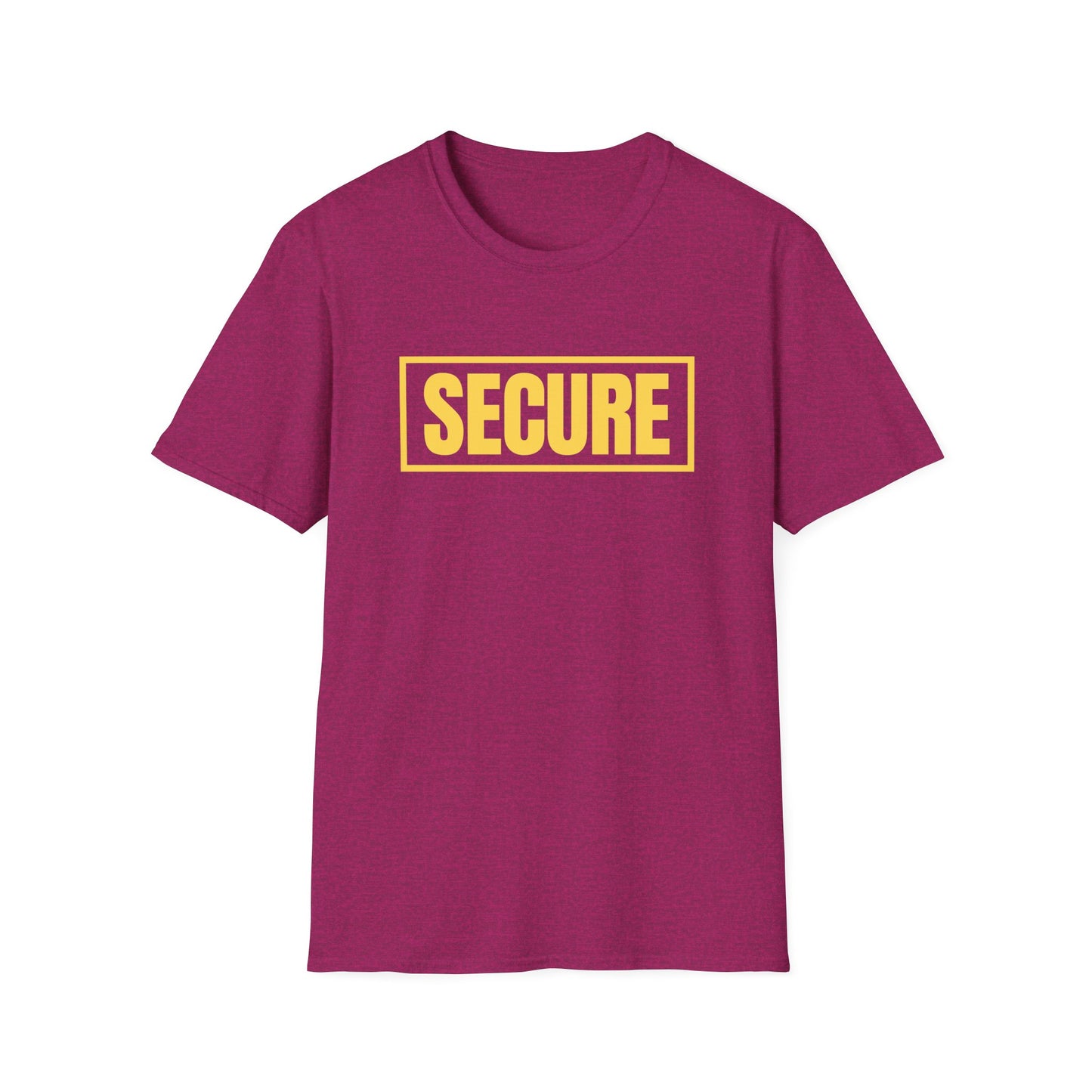 Secure Yellow Design Unisex T-Shirt - Confidence You Can Feel & Faith You Can Wear