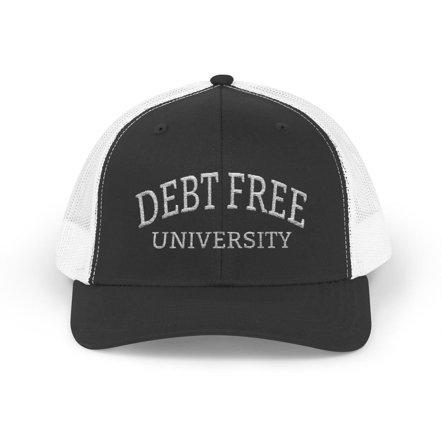 Debt Free University Embroidered Cap – Unisex Financial Freedom Hat
