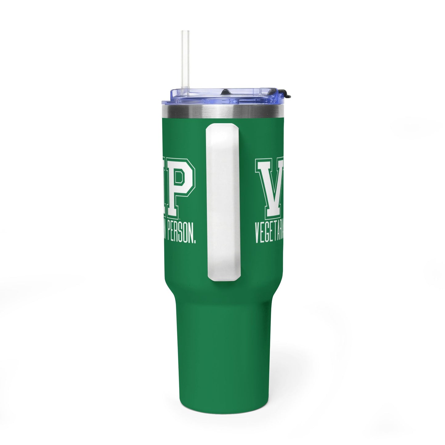 VIP Vegetarian In Person 40 oz Tumbler | Large Travel Cup | Plant-Based Lifestyle Gift