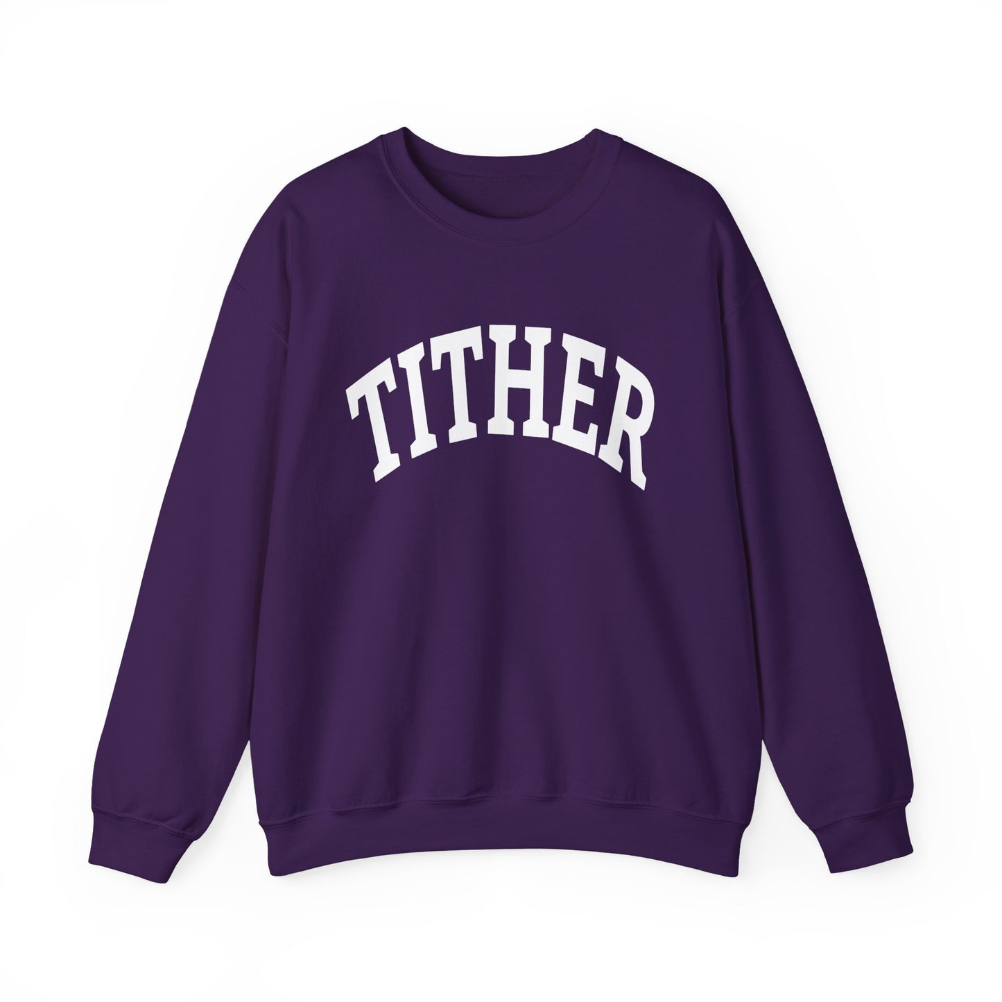 Committed Tither Collegiate SweatShirt | Faith-Based | Tithing Lifestyle| Faith & Abundance Statement Sweatshirt  | Financial Freedom Shirt