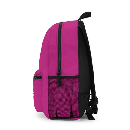Pink Girl 4 Life Backpack – Inspirational Girls School Backpack | Girl Power Bookbag | Lightweight Travel & School Bag