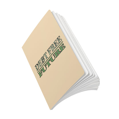 📓 Debt Free Future Mo' Money Softcover Journal – Financial Freedom Money Mindset Notebook