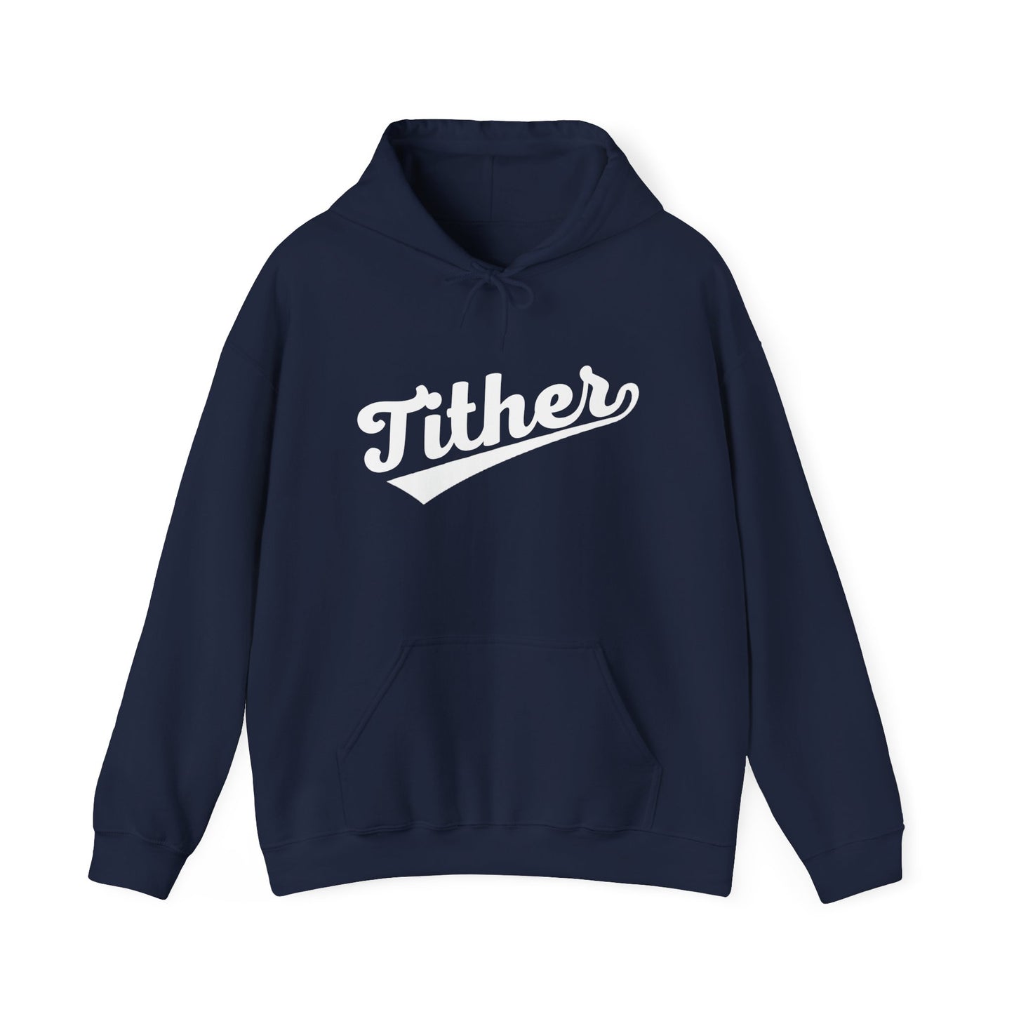 Home Run Tither Hoodie | Baseball Script Hoodie | Inspirational Giving Hoodie | Positive Lifestyle Pullover | Motivational Unisex Hoodie