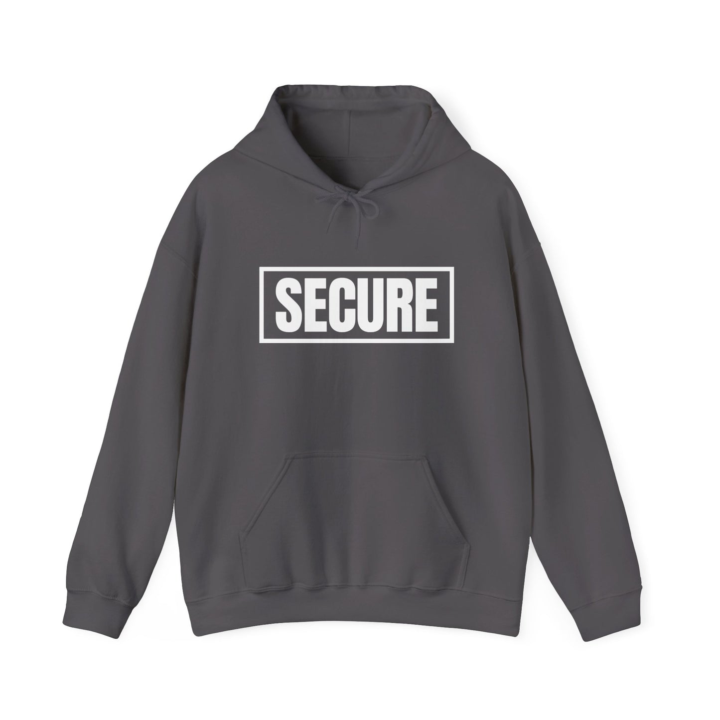 Secure White Design Unisex Hoodie - Confidence You Can Feel & Faith You Can Wear