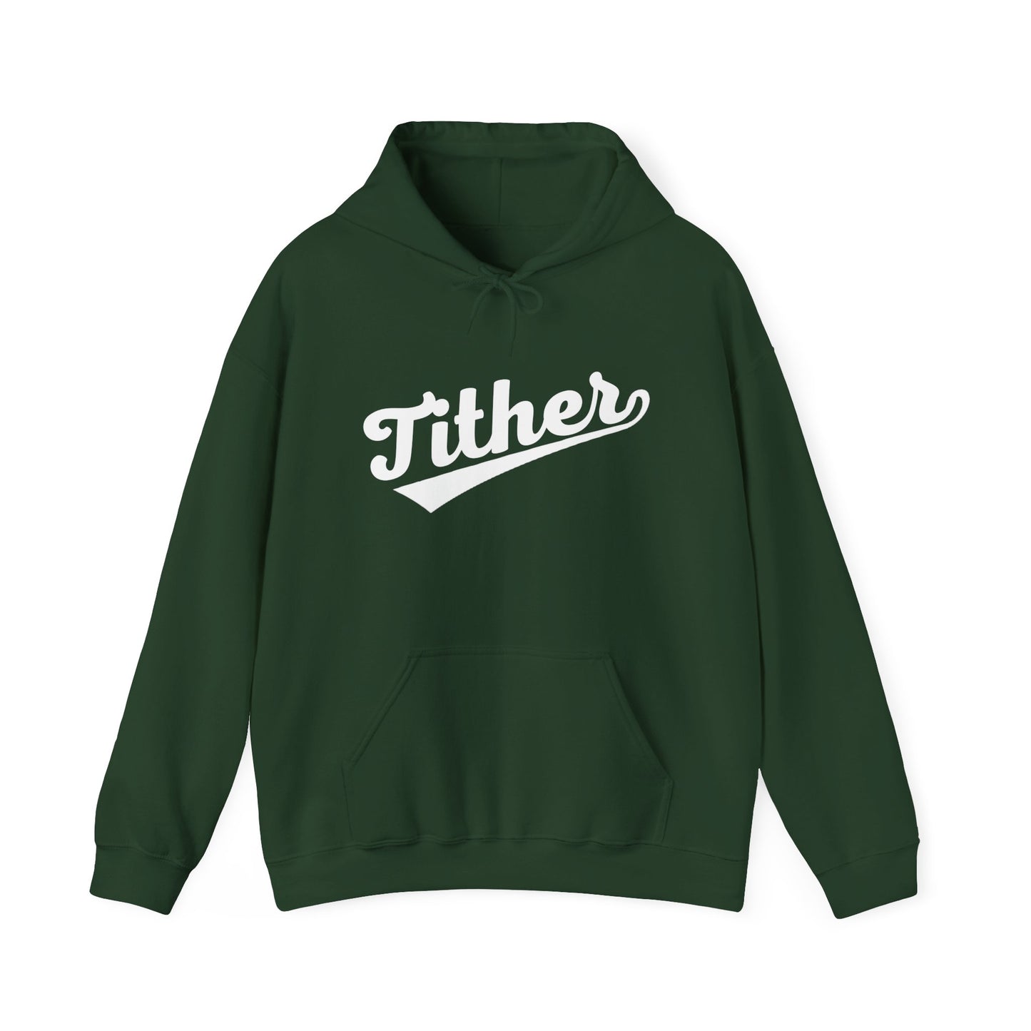Home Run Tither Hoodie | Baseball Script Hoodie | Inspirational Giving Hoodie | Positive Lifestyle Pullover | Motivational Unisex Hoodie