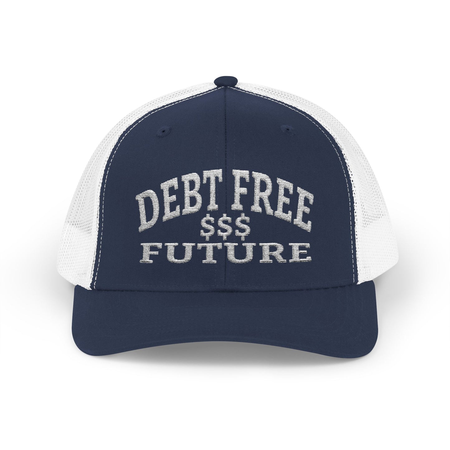 My Bold Bright Debt Free Future – Financial Freedom Affirmation Embroidered Baseball Cap, Unisex Adjustable, Financial Freedom Gift