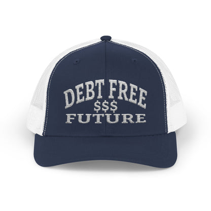 My Bold Bright Debt Free Future – Financial Freedom Affirmation Embroidered Baseball Cap, Unisex Adjustable, Financial Freedom Gift