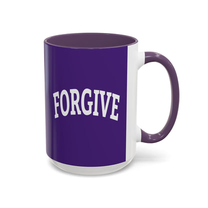 FREELY FORGIVE Mug | Inspirational Coffee Mug | Faith-Based Gift | Forgiveness Quote Mug | Motivational Drinkware | Collegiate Style Design