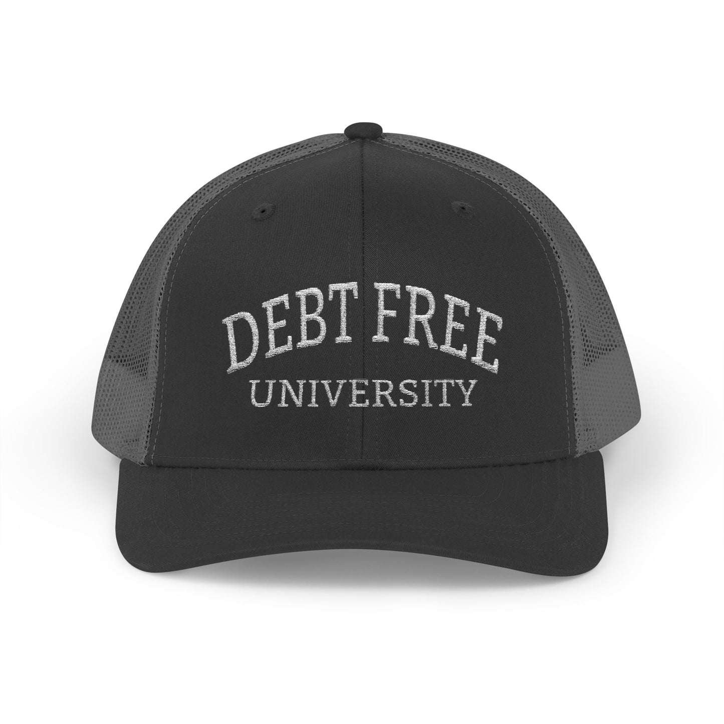 Debt Free University Embroidered Cap – Unisex Financial Freedom Hat