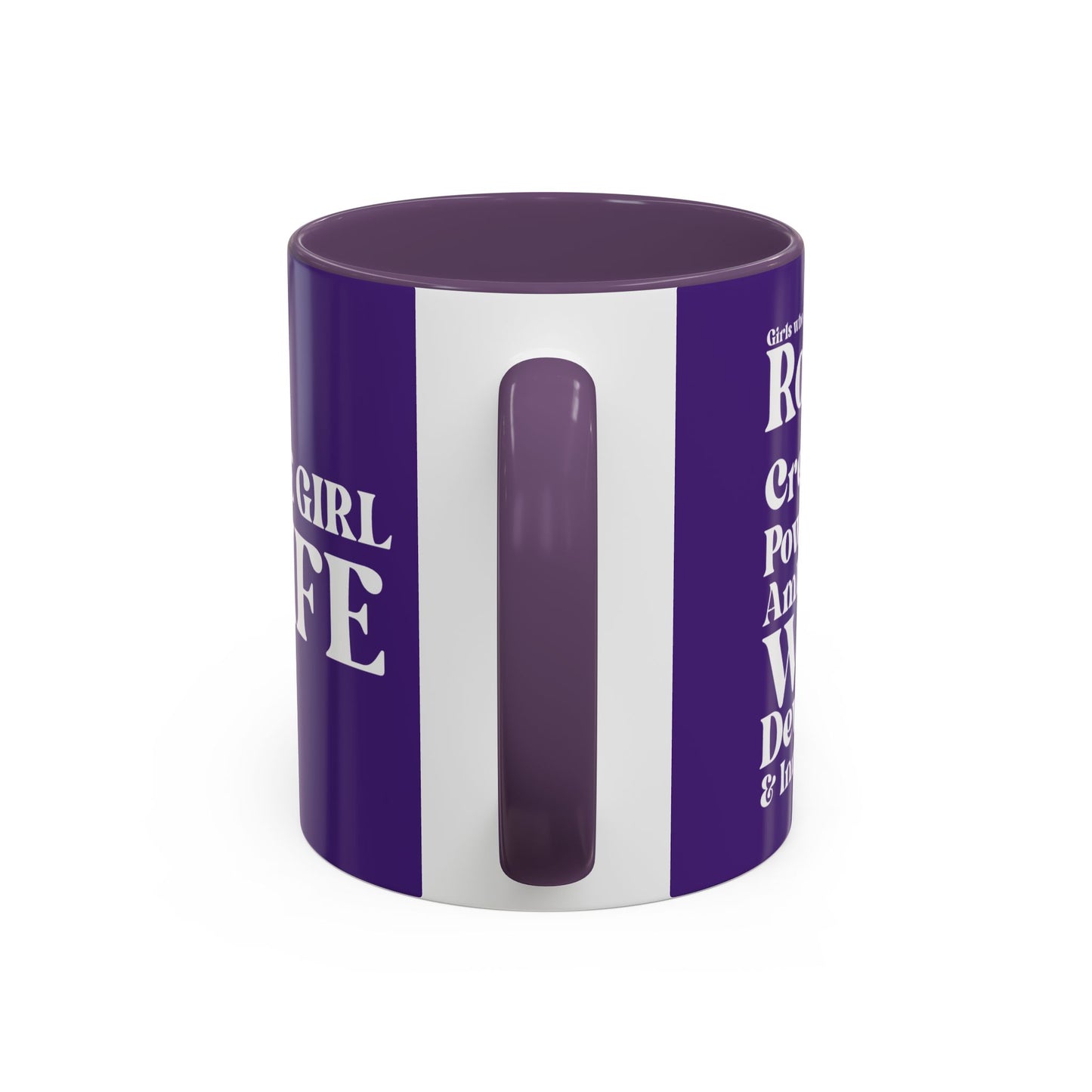 Purple Girl 4 Life Purple Mug - Positive Affirmation, Cute, Inspirational Double Sided, 11oz Mug, Great Gift
