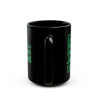 Green Girls 4 God Mug - Black Contrast Collection