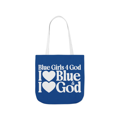 Blue Girls 4 God Tote Bag - You Are Trustworthy, Dependable, Confident, Honest, Loyal, Professional, and Inspirational!