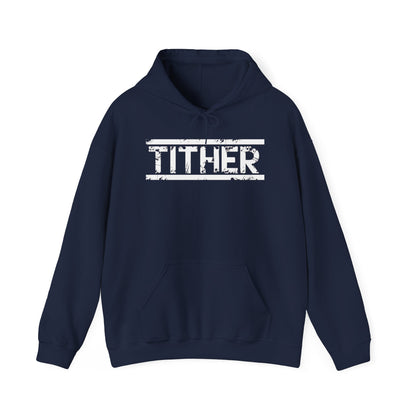 Tough Tither Unisex Hoodie - Faith Driven, Giver, Church, Bold Faith Based Statement Hooded Sweatshirt