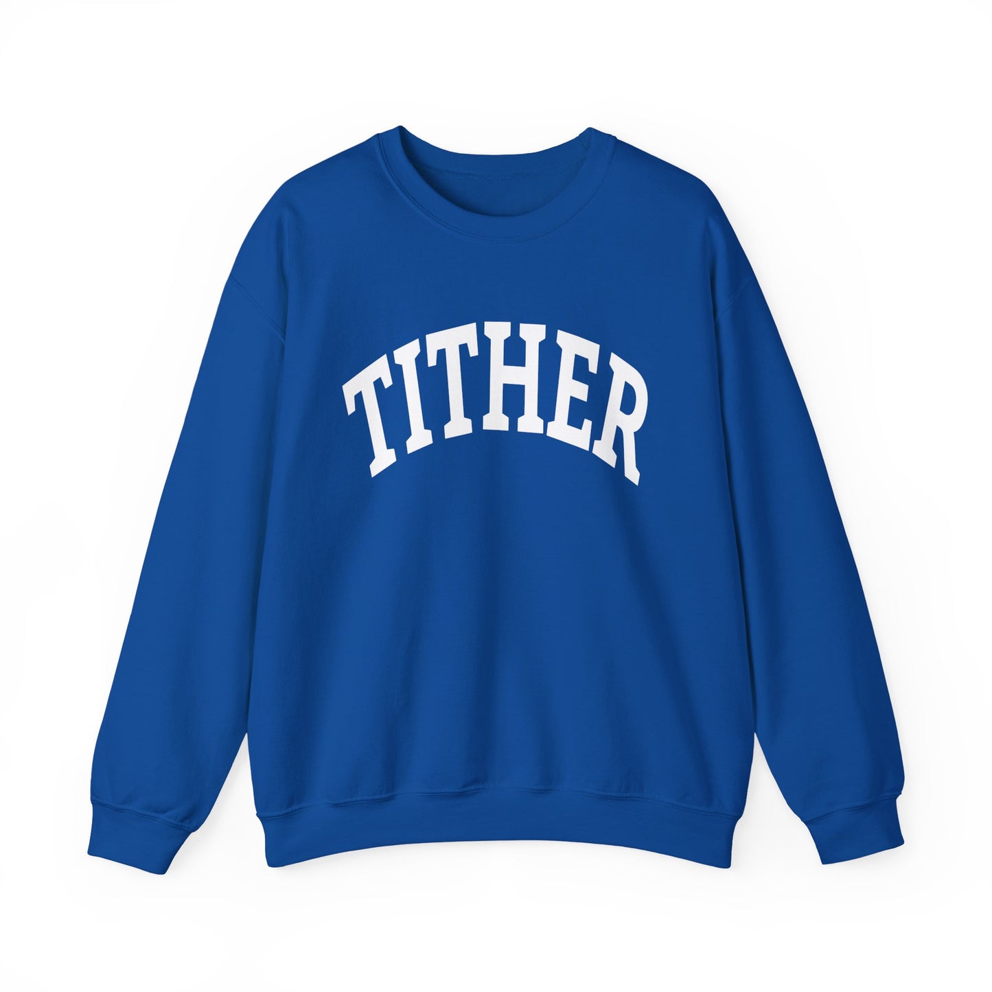 Committed Tither Collegiate SweatShirt | Faith-Based | Tithing Lifestyle| Faith & Abundance Statement Sweatshirt  | Financial Freedom Shirt