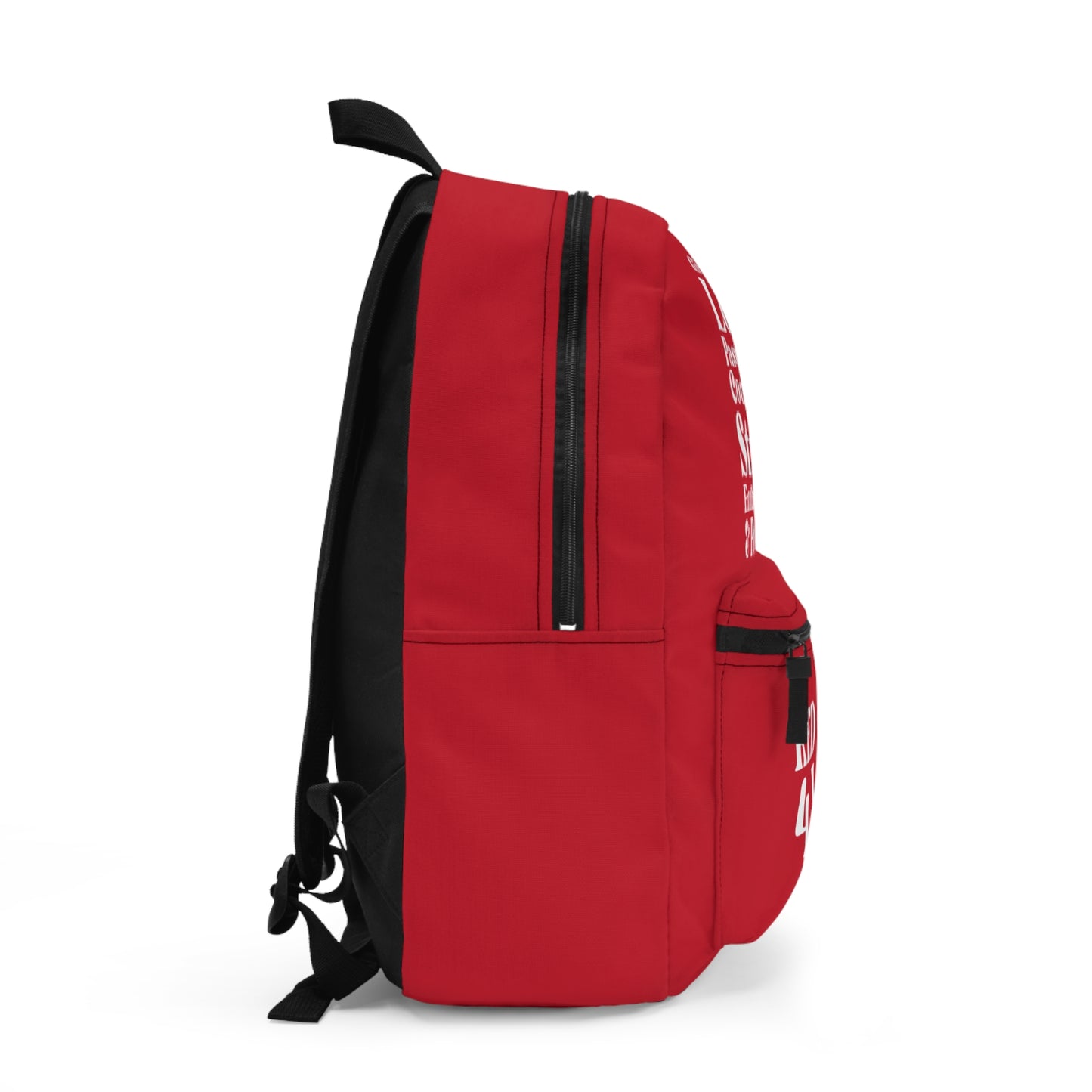 Red Girl 4 Life Backpack – Inspirational Girls School Backpack | Girl Power Bookbag | Lightweight Travel, School & Everyday Bag