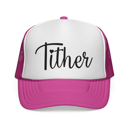 Fabulous Faithful Tither Trucker Hat | Christian Statement Cap, Adjustable Unisex Faith-Based Hat, Church Wear, Gift for Believers