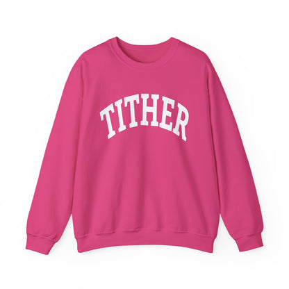 Committed Tither Collegiate SweatShirt | Faith-Based | Tithing Lifestyle| Faith & Abundance Statement Sweatshirt  | Financial Freedom Shirt