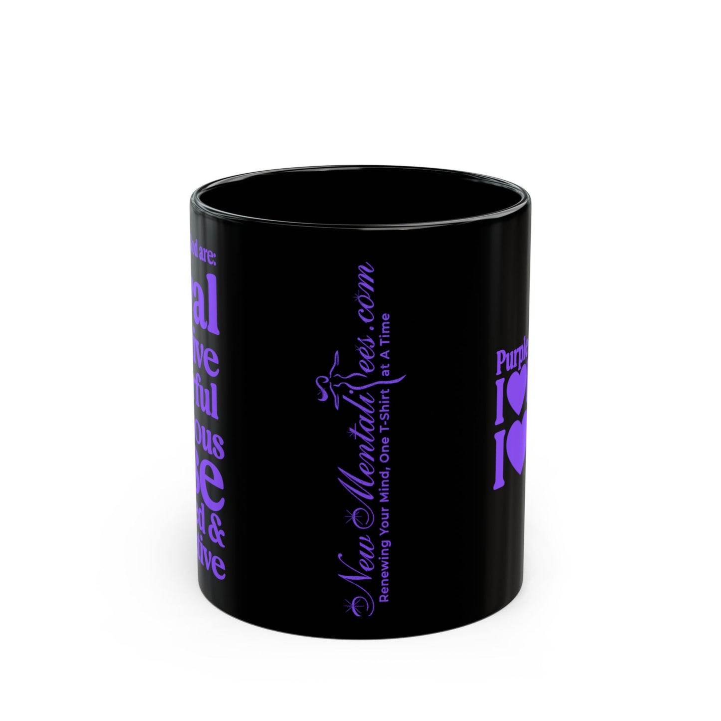 Purple Girls 4 God Mug - Black Contrast Collection