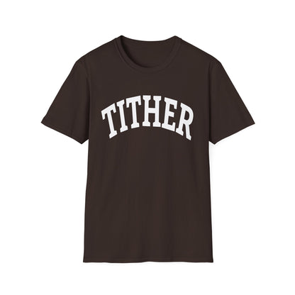 Committed Tither Collegiate T-Shirt | Faith-Based Tee | Tithing Lifestyle| Faith & Abundance Statement T-Shirt  | Financial Freedom Shirt