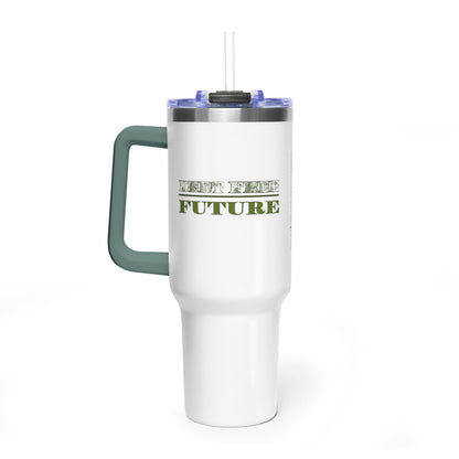 Debt Free Future 40oz Tumbler – Money Font Motivation Travel Cup