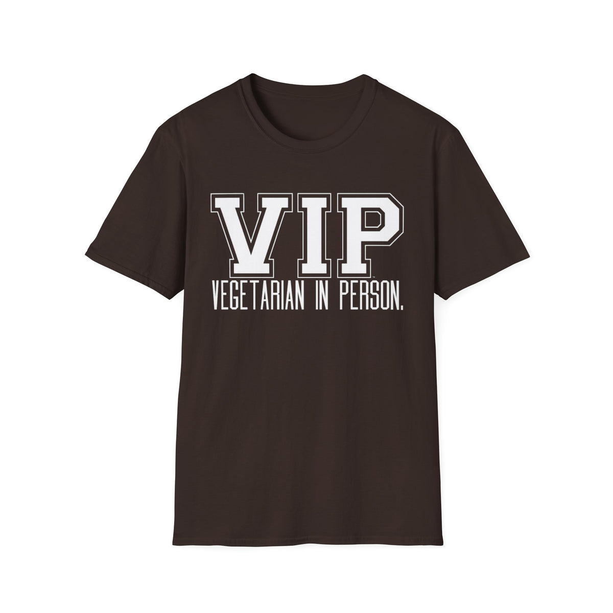 VIP Vegetarian Unisex T-shirt, Vegetarian In Person Statement Conversation Starter Tee