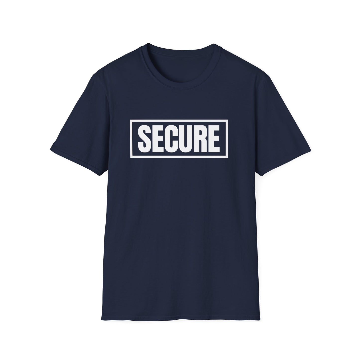 Secure White Design Unisex T-Shirt - Confidence You Can Feel & Faith You Can Wear
