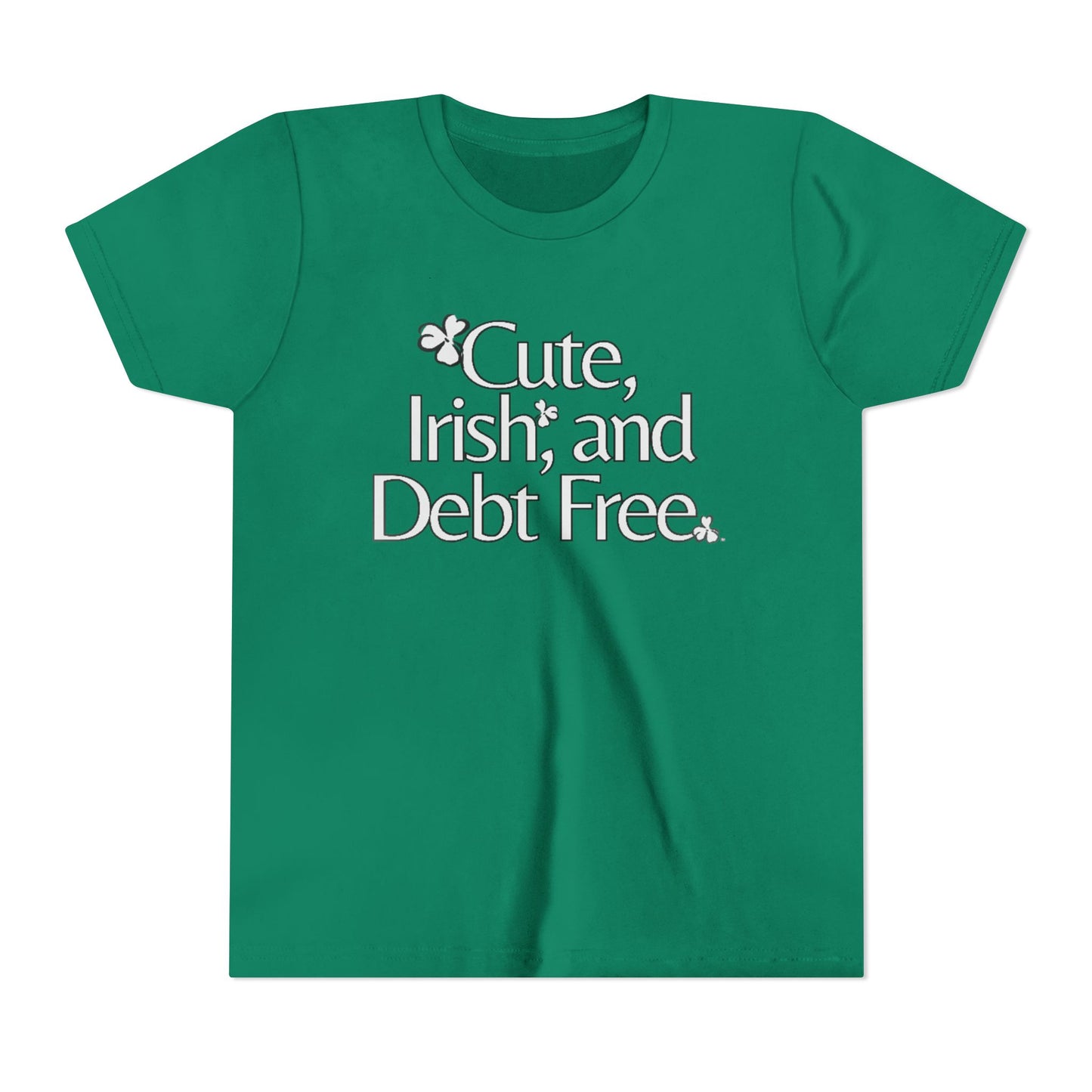 Cute, Irish & Debt Free Toddler Tee with Purpose! Perfect for St. Patrick's Day!