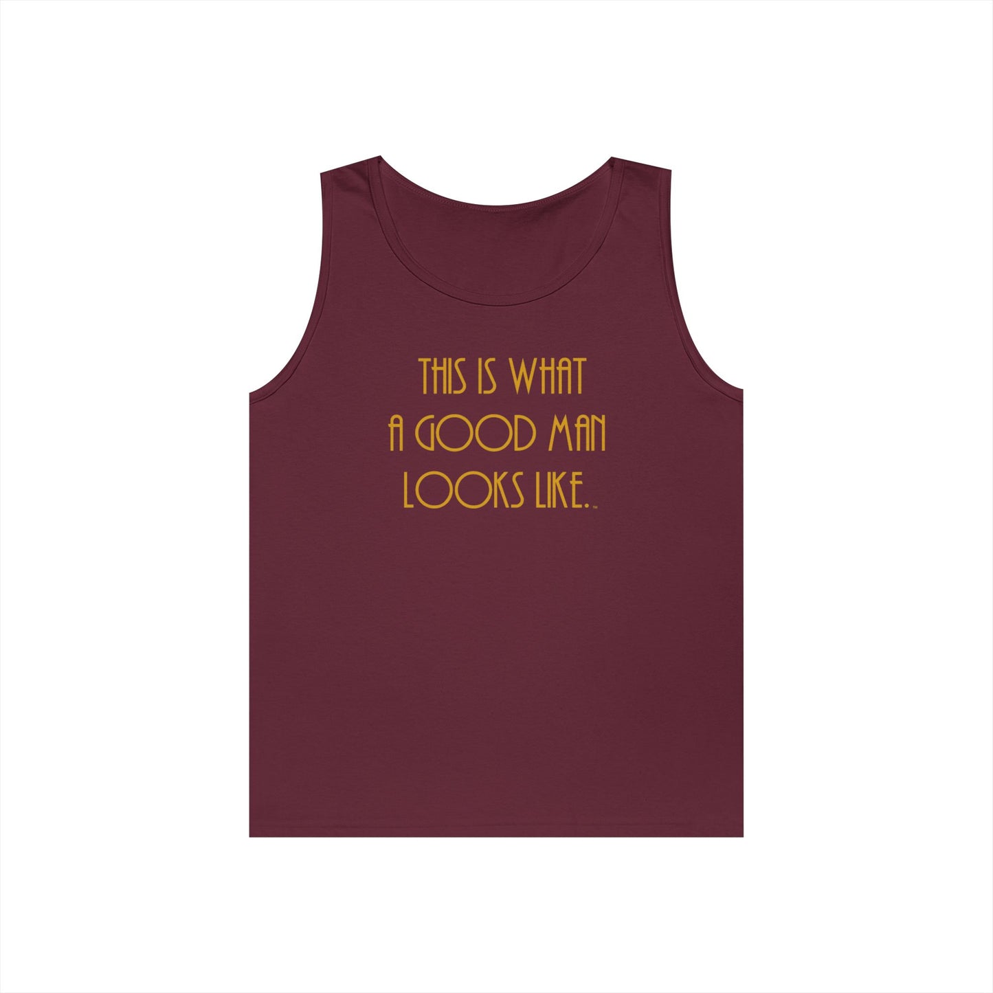 This Is What a Good Man Looks Like Teen Boys Unisex Tank Top – Inspirational Sleeveless Shirt | Positive Message Tank | Future Leader Apparel