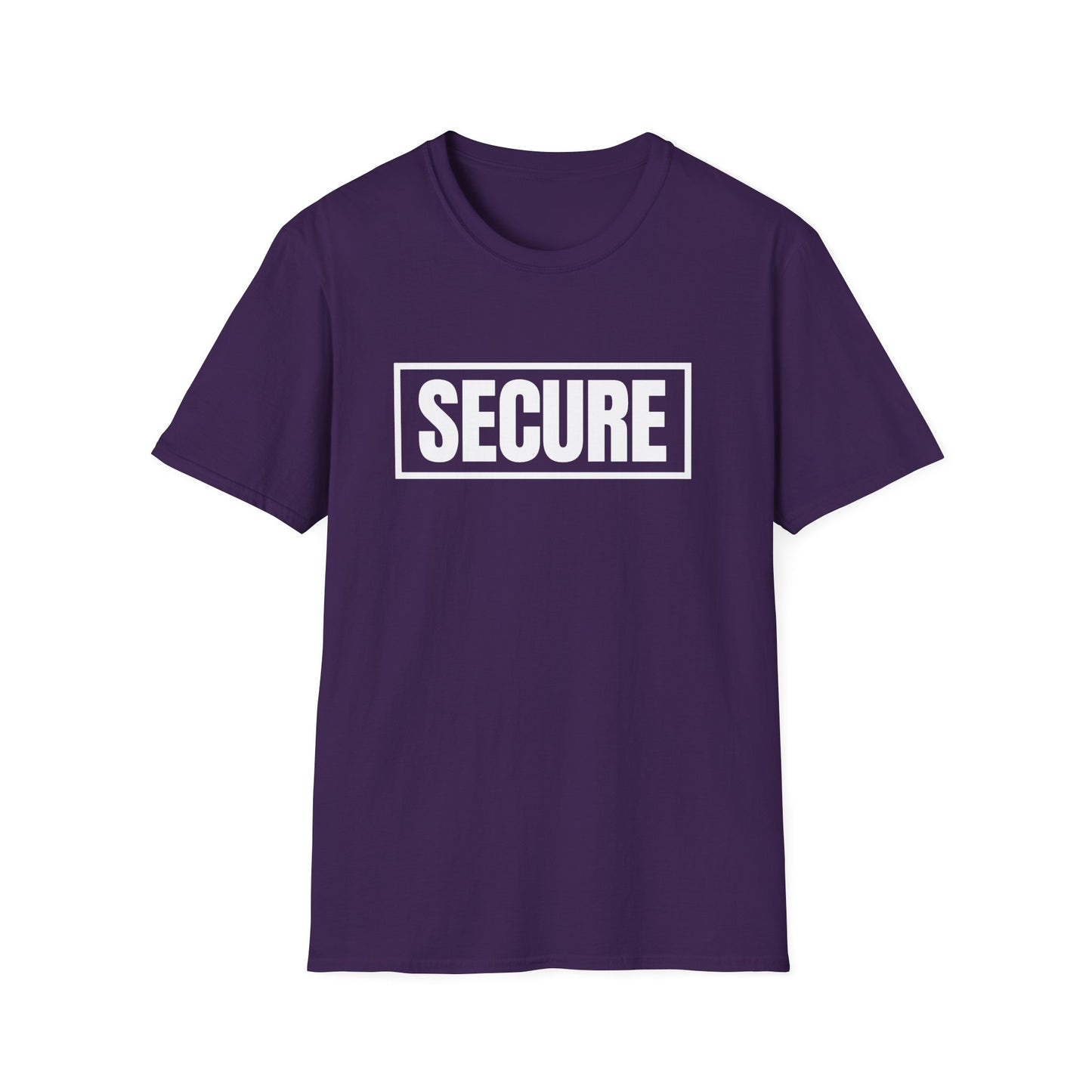 Secure White Design Unisex T-Shirt - Confidence You Can Feel & Faith You Can Wear