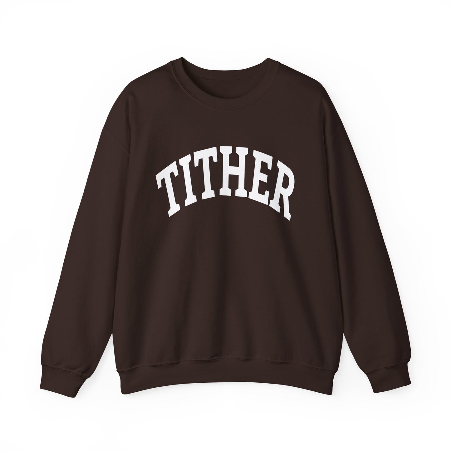 Committed Tither Collegiate SweatShirt | Faith-Based | Tithing Lifestyle| Faith & Abundance Statement Sweatshirt  | Financial Freedom Shirt