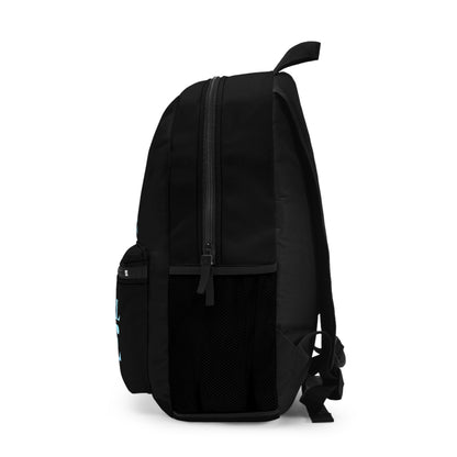 Blue Girl 4 Life Black Contrast Backpack – Inspirational Girls School Backpack | Girl Power Bookbag | Lightweight Travel, School & Everyday Bag