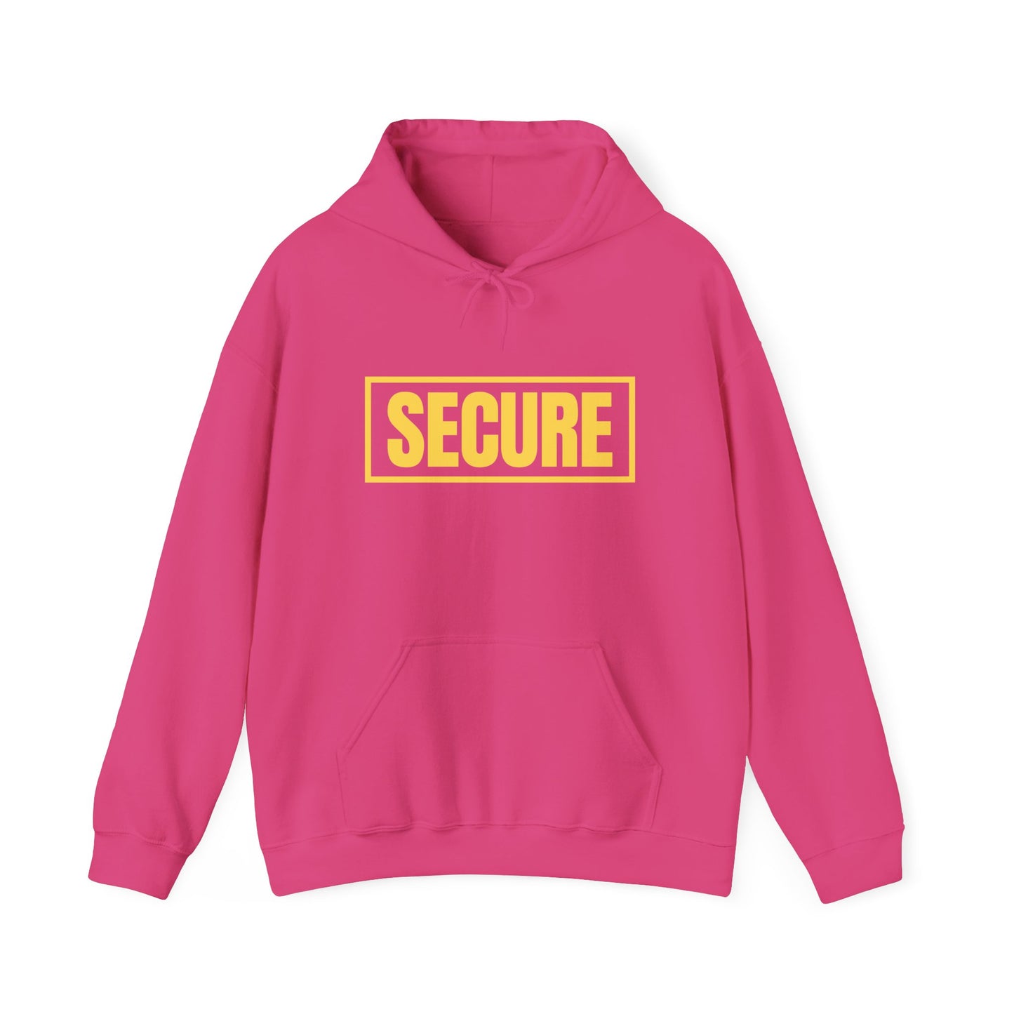 Secure Yellow Design Unisex Hoodie - Confidence You Can Feel & Faith You Can Wear