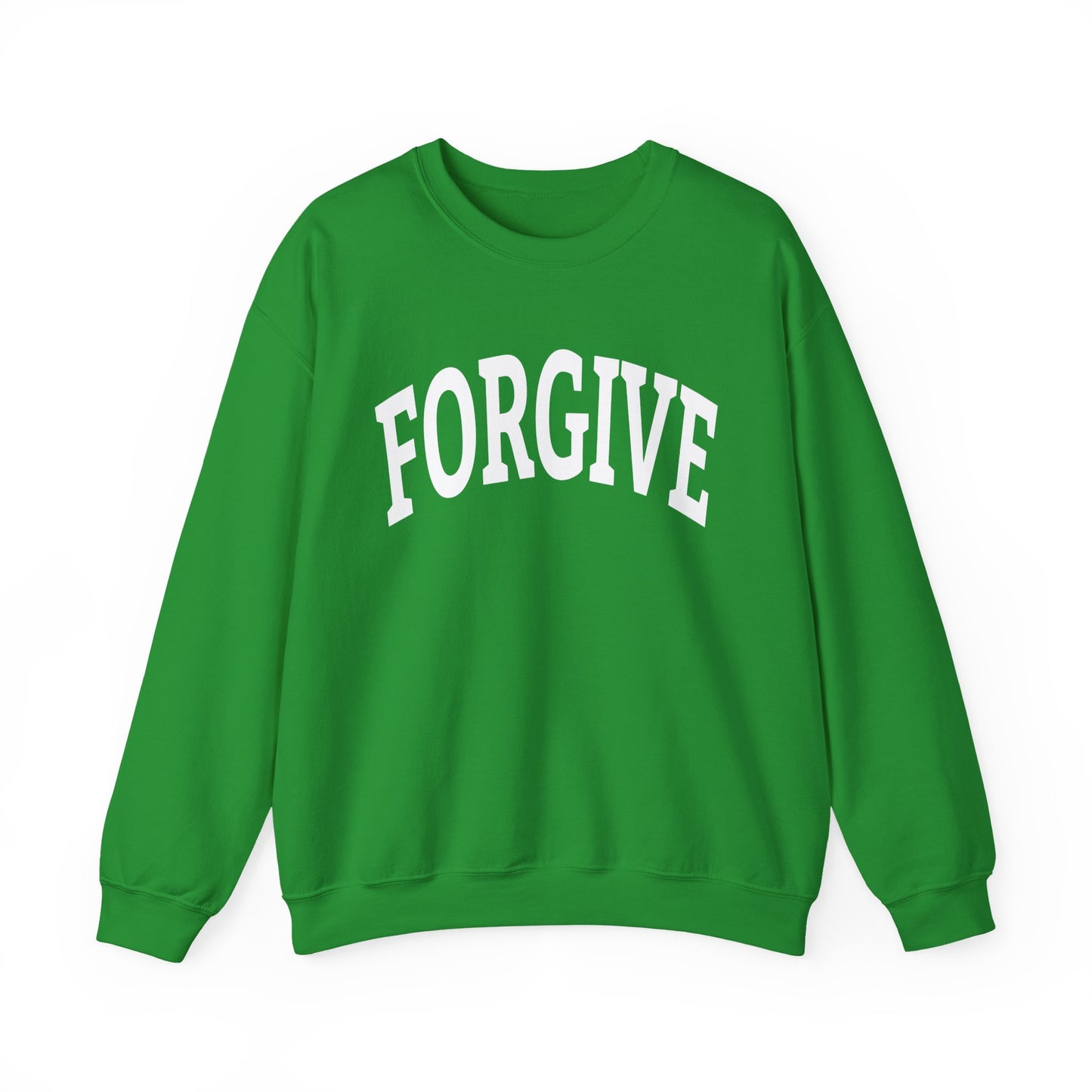 FREELY FORGIVE Collegiate Style Sweathirt | Faith-Based Sweatshirt | Christian Streetwear | Inspirational Gift