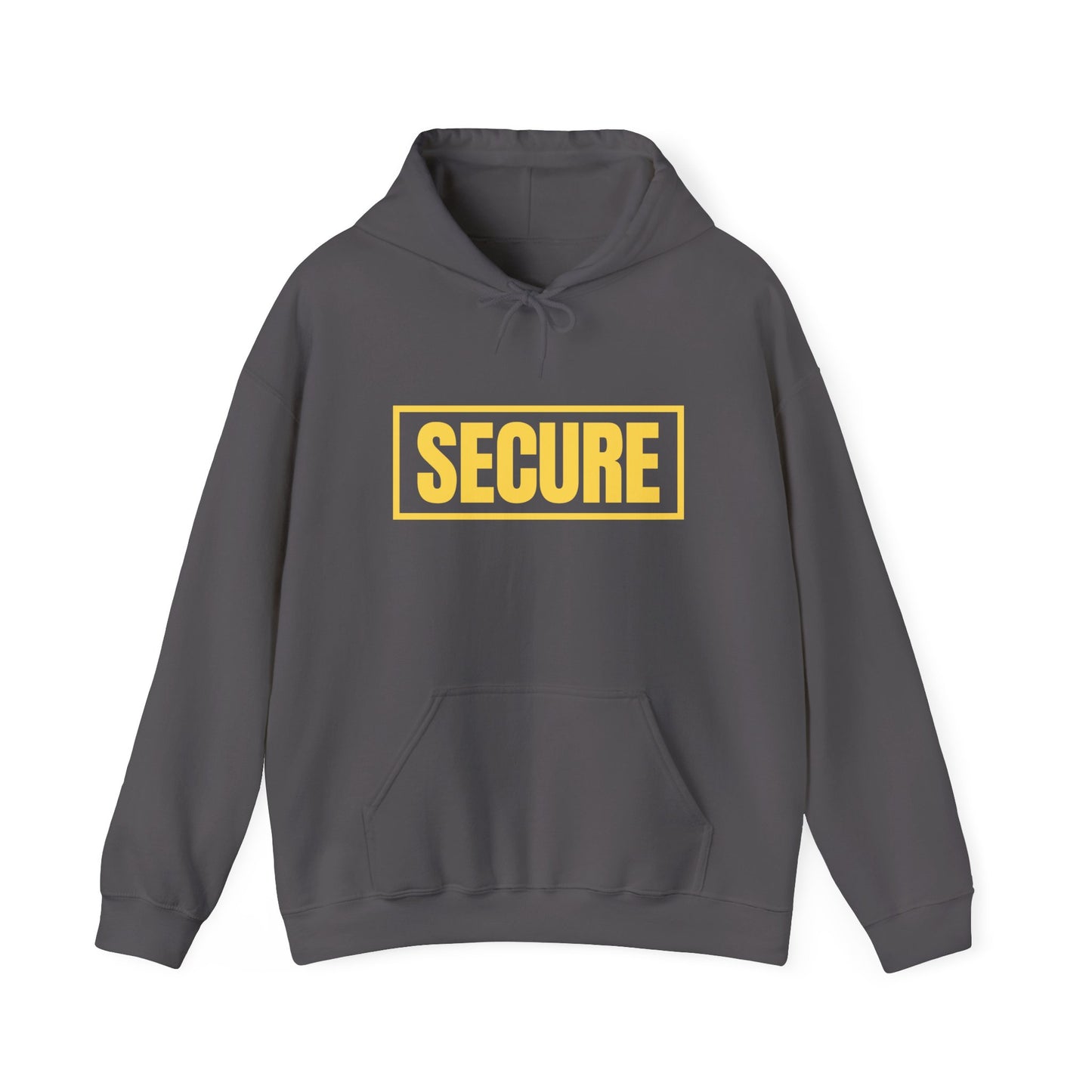 Secure Yellow Design Unisex Hoodie - Confidence You Can Feel & Faith You Can Wear