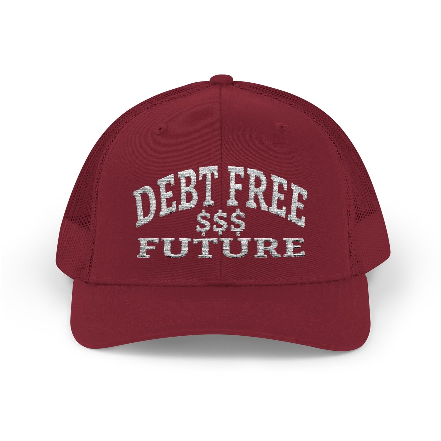 My Bold Bright Debt Free Future – Financial Freedom Affirmation Embroidered Baseball Cap, Unisex Adjustable, Financial Freedom Gift
