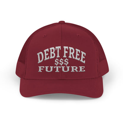 My Bold Bright Debt Free Future – Financial Freedom Affirmation Embroidered Baseball Cap, Unisex Adjustable, Financial Freedom Gift