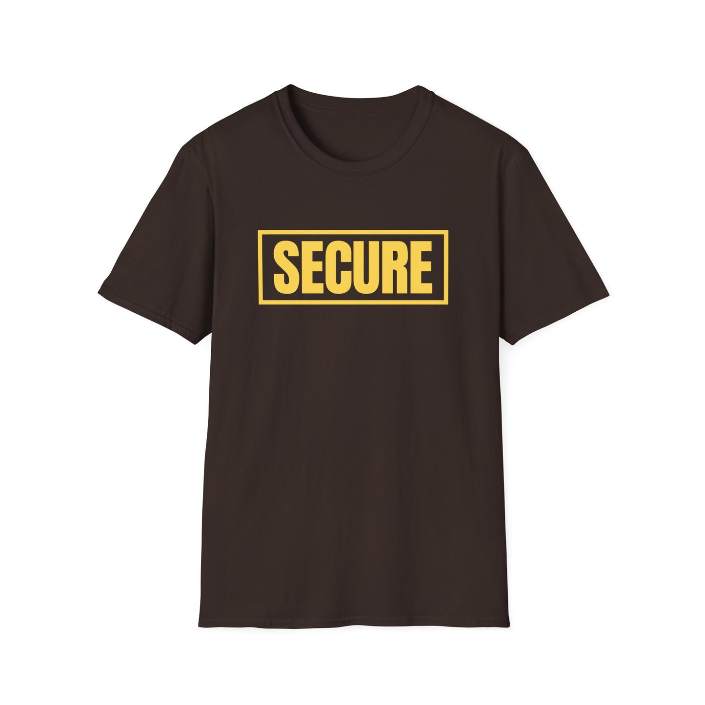 Secure Yellow Design Unisex T-Shirt - Confidence You Can Feel & Faith You Can Wear