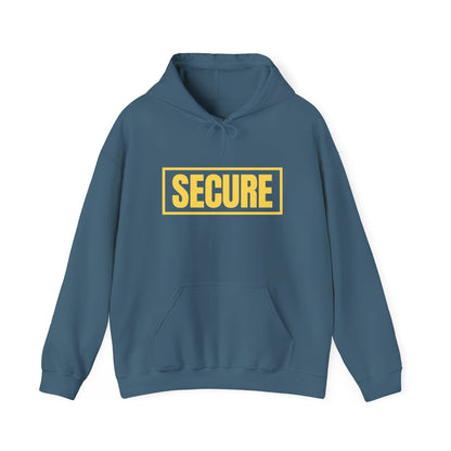 Secure Yellow Design Unisex Hoodie - Confidence You Can Feel & Faith You Can Wear