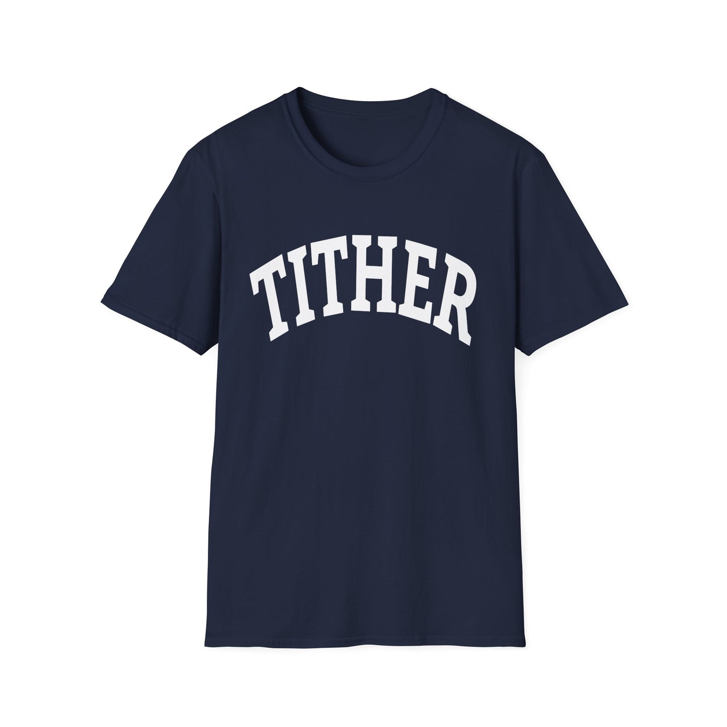 Committed Tither Collegiate T-Shirt | Faith-Based Tee | Tithing Lifestyle| Faith & Abundance Statement T-Shirt  | Financial Freedom Shirt