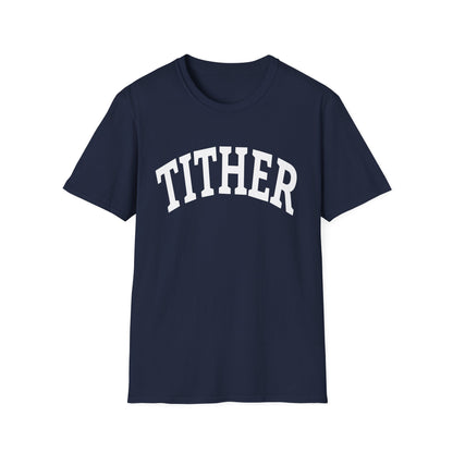Committed Tither Collegiate T-Shirt | Faith-Based Tee | Tithing Lifestyle| Faith & Abundance Statement T-Shirt  | Financial Freedom Shirt
