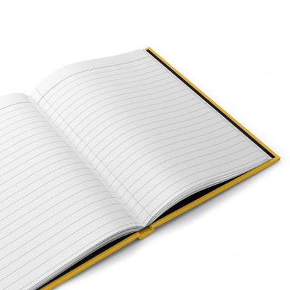 Yellow Girls for God Hardcover Journal – Double-Sided Inspirational Notebook | Matte Hardcover | 150 Lined Pages | Gift for Women & Girls