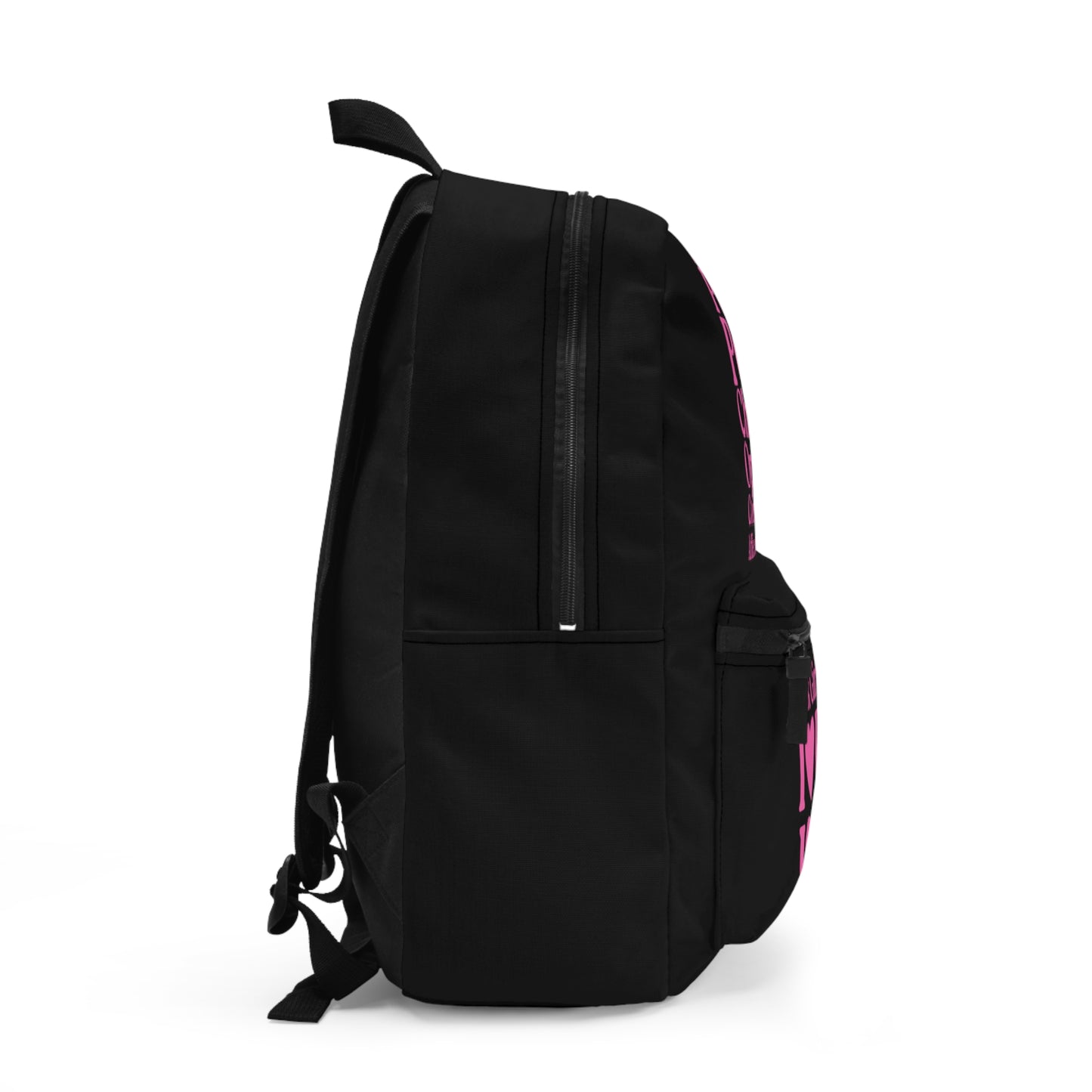 Pink Girls 4 God Black Contrast Backpack – Inspirational Christian Girls School Backpack | Faith-Based Bookbag | Lightweight Travel & School Bag