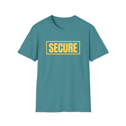 Secure Yellow Design Unisex T-Shirt - Confidence You Can Feel & Faith You Can Wear