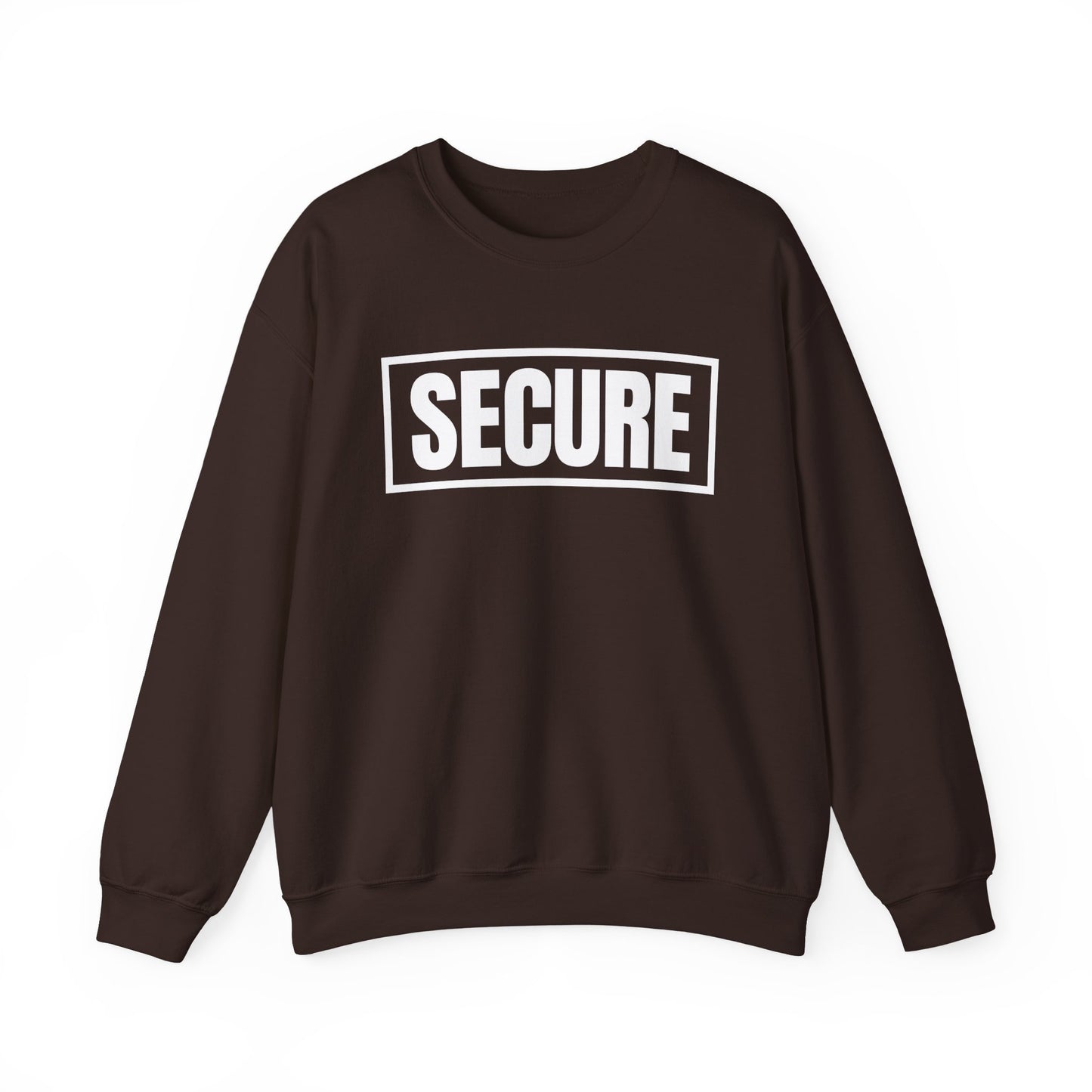 Secure White Design Unisex Sweatshirt - Confidence You Can Feel & Faith You Can Wear