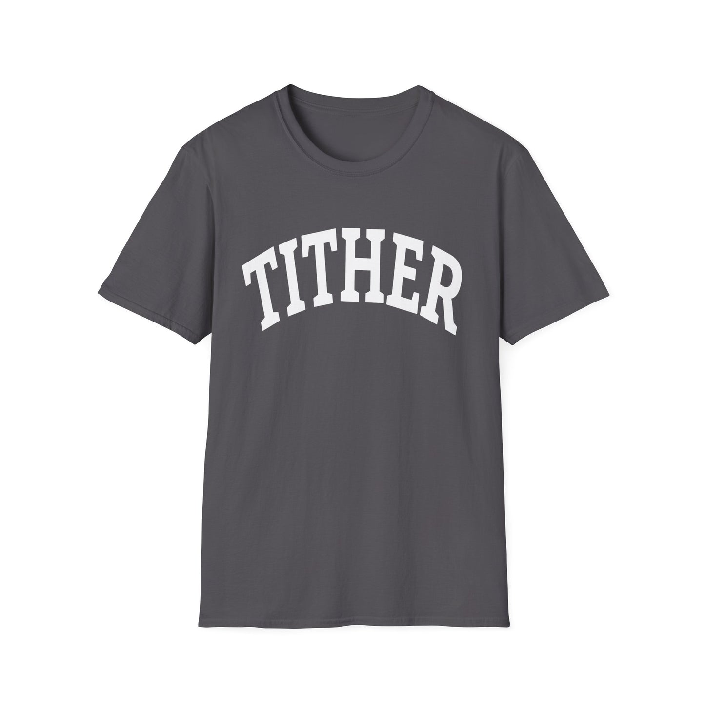 Committed Tither Collegiate T-Shirt | Faith-Based Tee | Tithing Lifestyle| Faith & Abundance Statement T-Shirt  | Financial Freedom Shirt